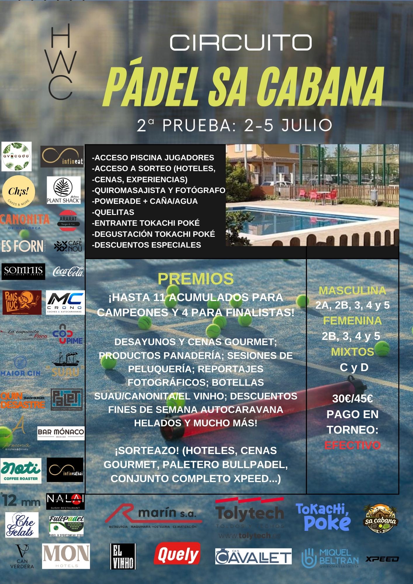 Cartel de CIRCUITO HWC SA CABANA: 2ª PRUEBA