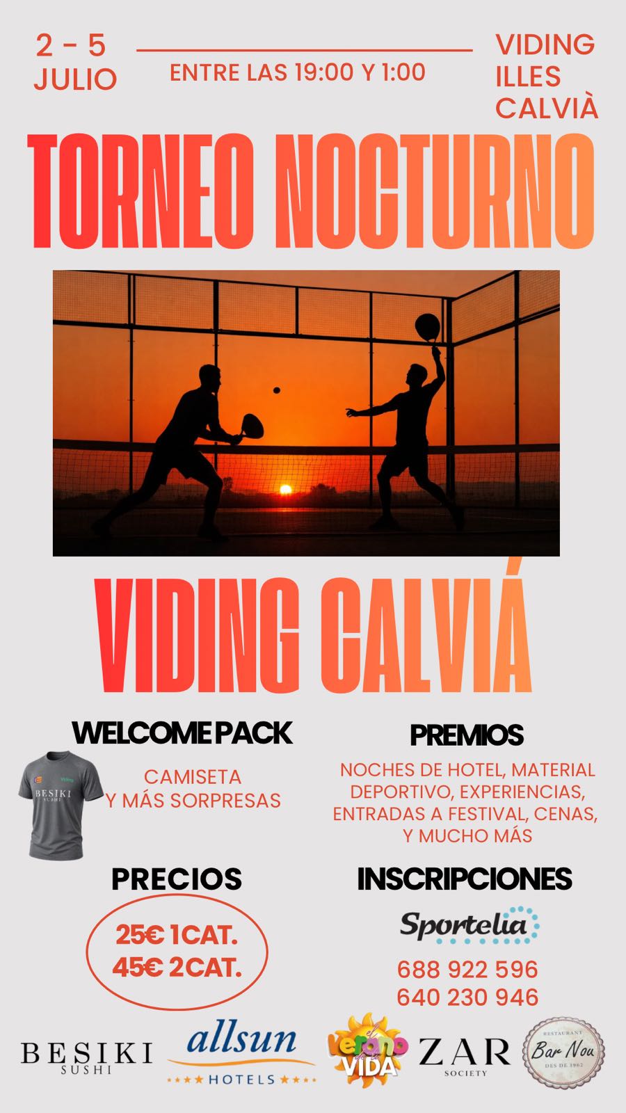 Cartel de Torneo Nocturno Viding Calviá