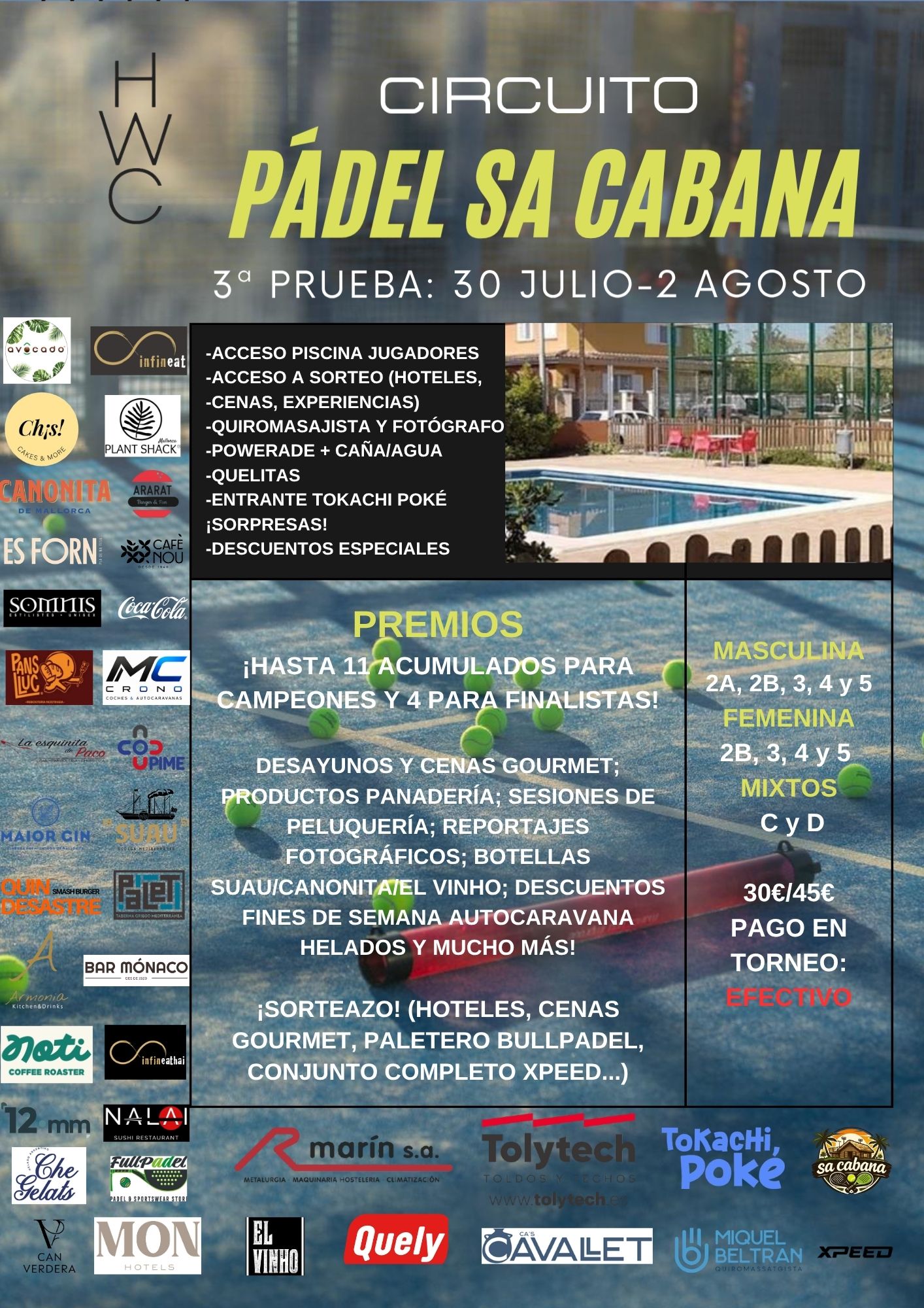 Cartel de CIRCUITO HWC SA CABANA: 3ª PRUEBA
