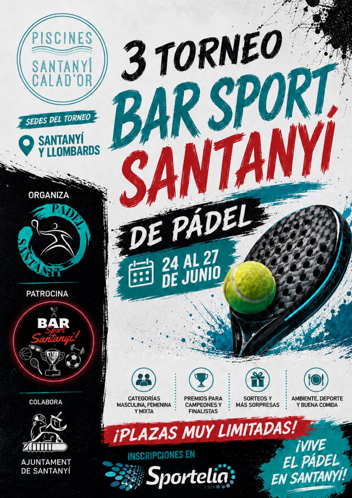 Cartel de III TORNEO BAR SPORT SANTANYI
