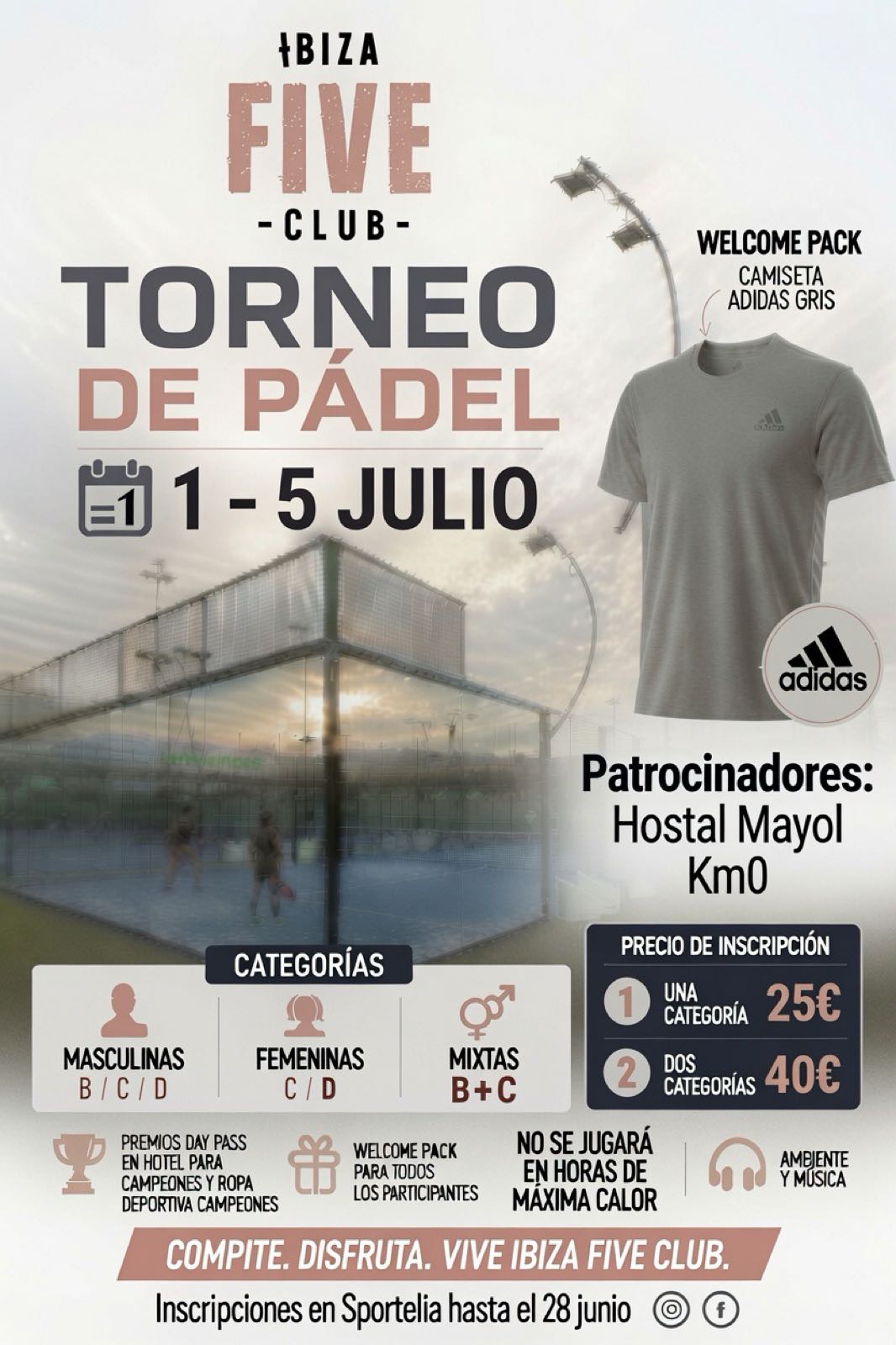 Cartel de Torneo Verano Ibiza Five