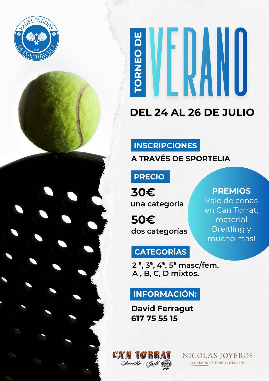 Cartel de TORNEO CA’N TORRAT