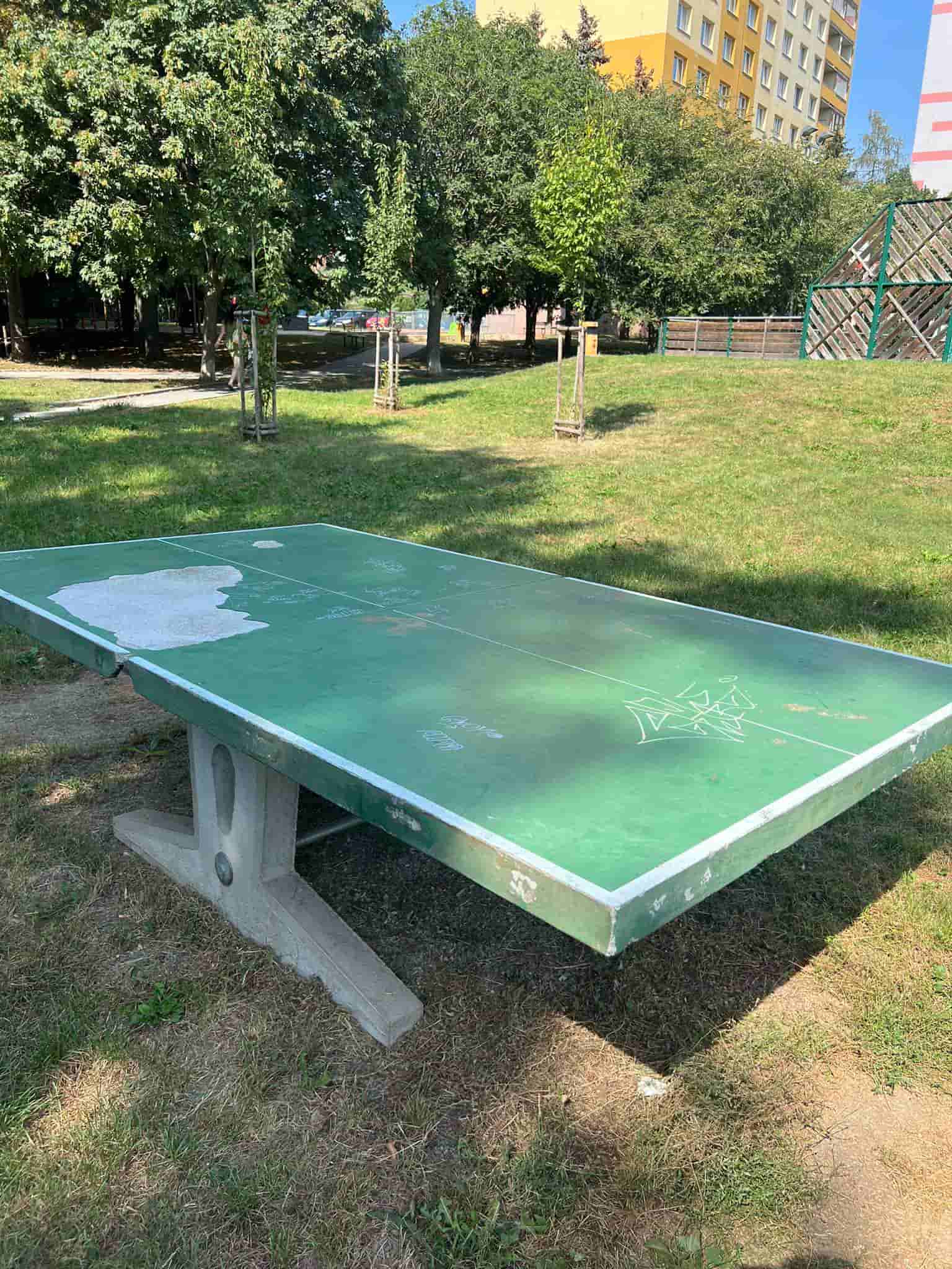 Pingpongový stůl Luční – Brno
