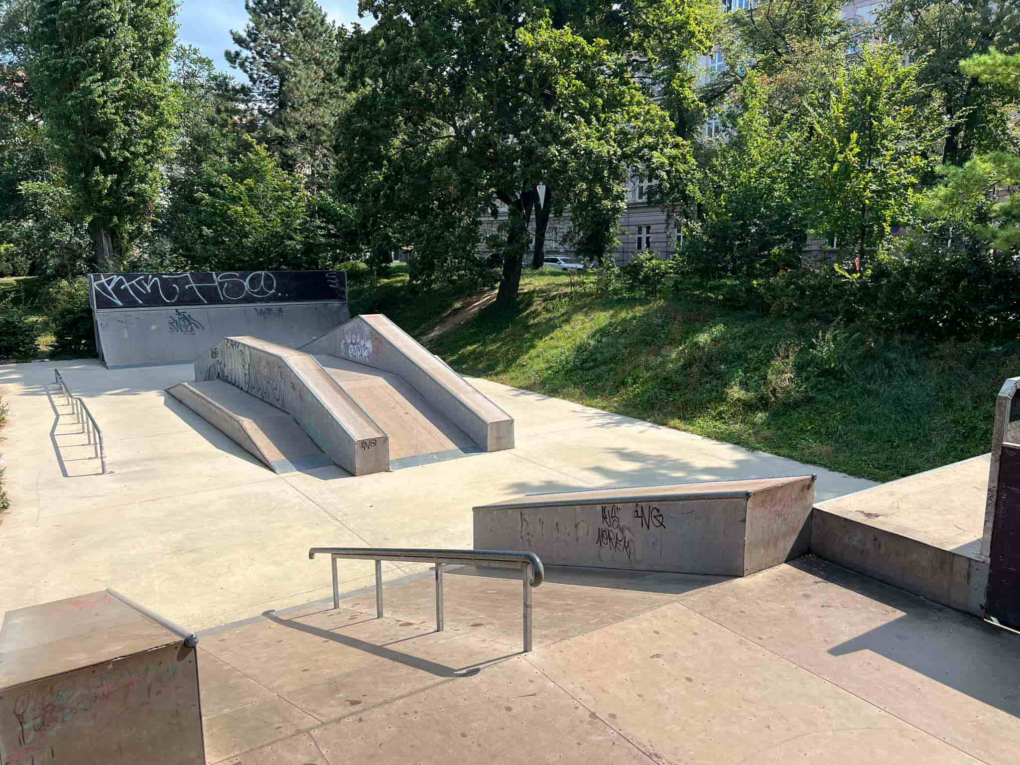 Skatepark Inline park Lužánky – Brno
