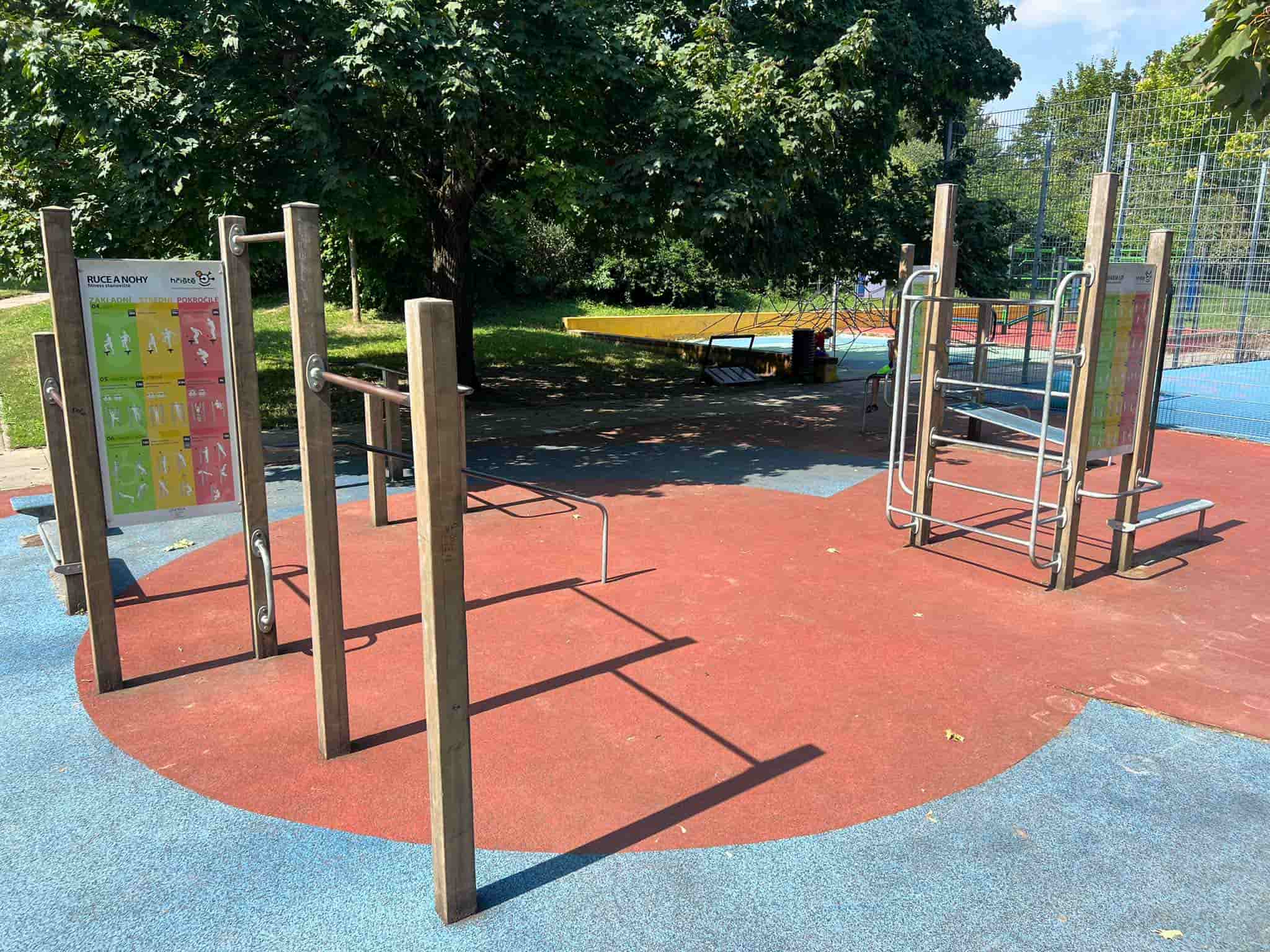 Workoutové hřiště Workout Kolečko – Brno