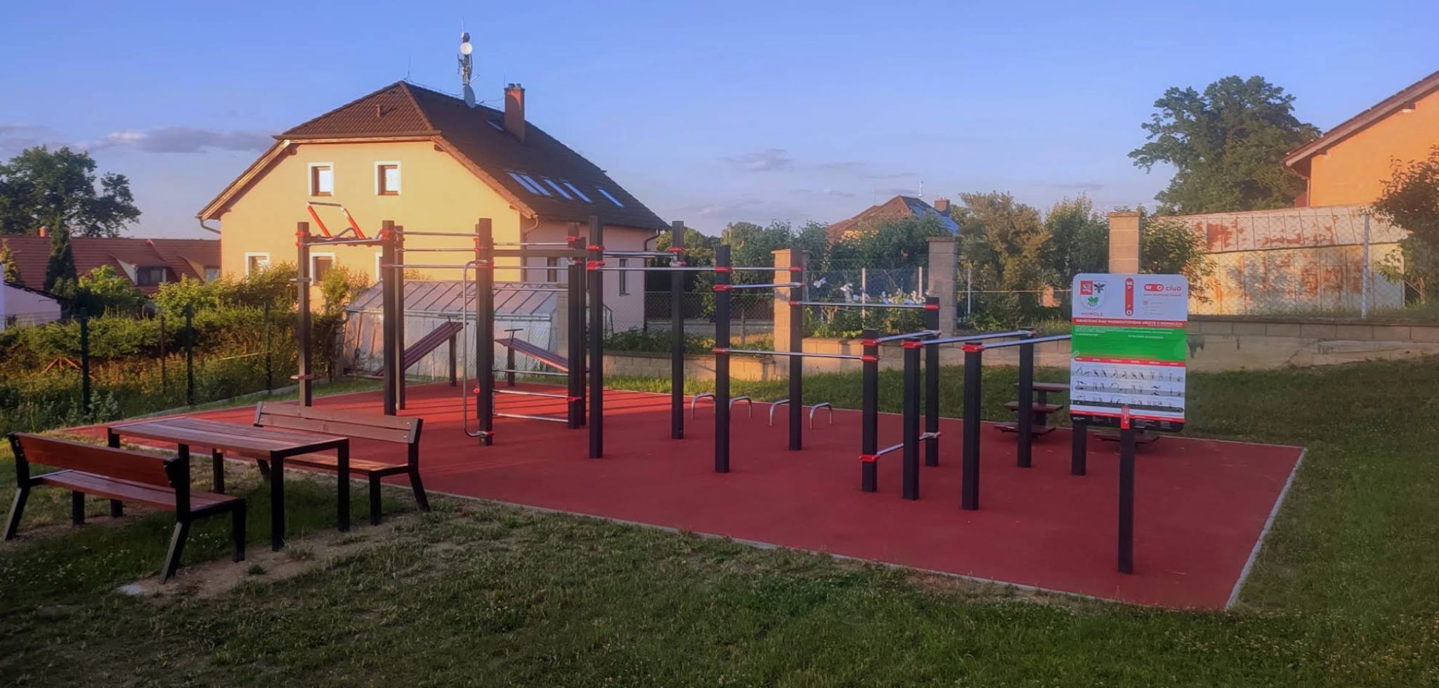 Workoutové hřiště Workout Homole – Černý Dub