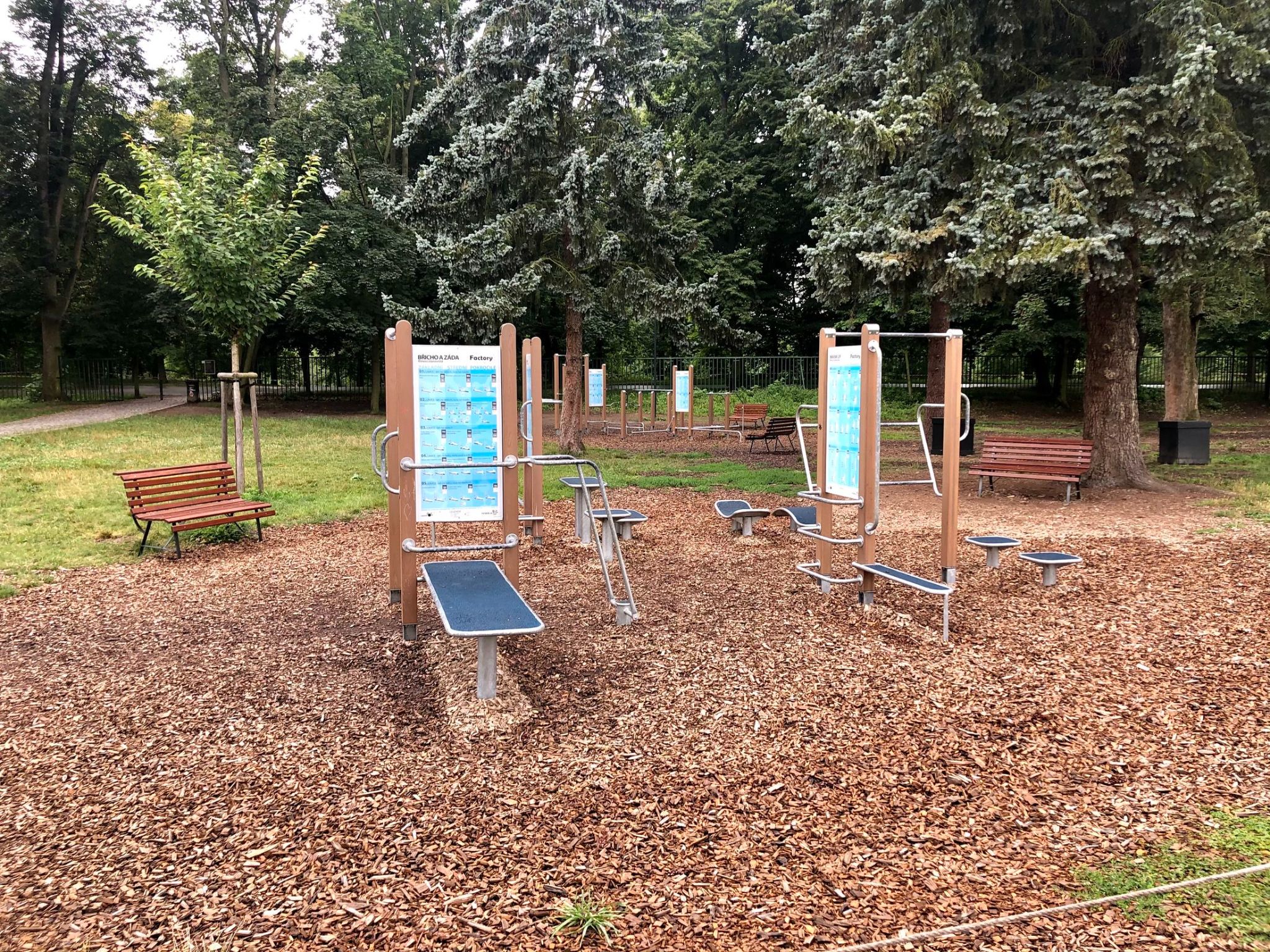 Workoutové hřiště Fitness hřiště Výstaviště – Praha