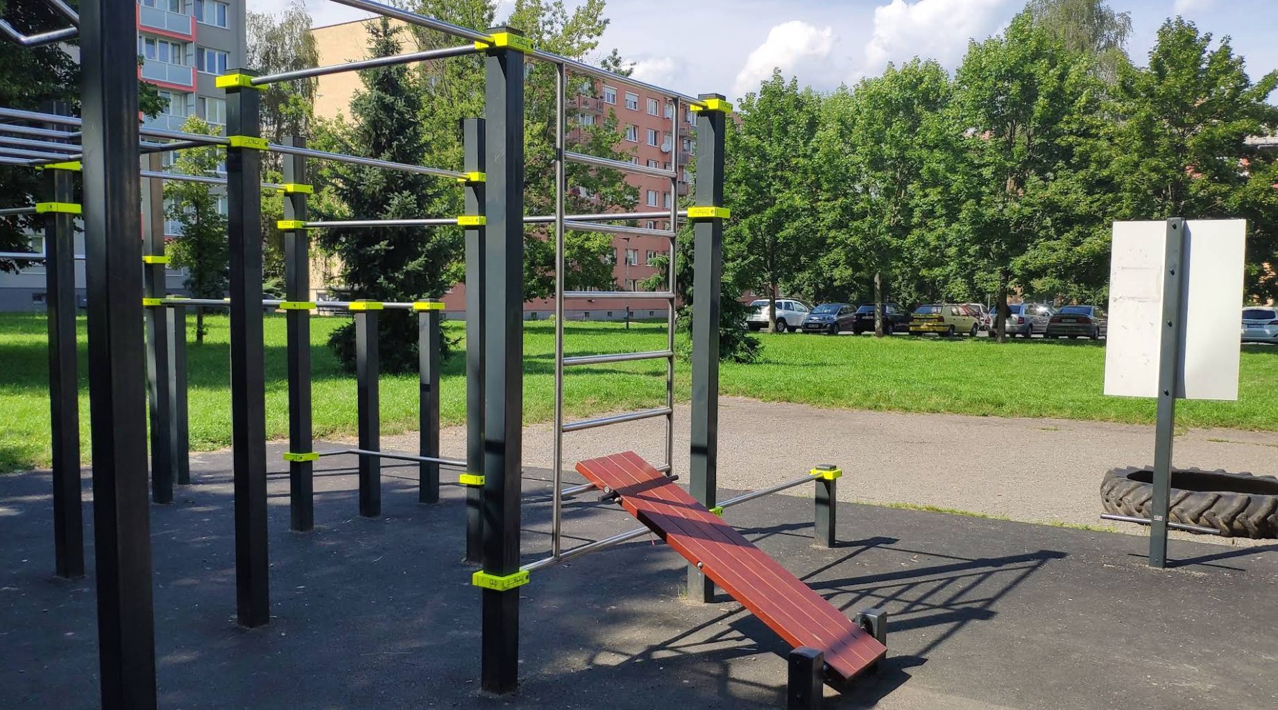 Workoutové hřiště Workout Průkopnická – Ostrava
