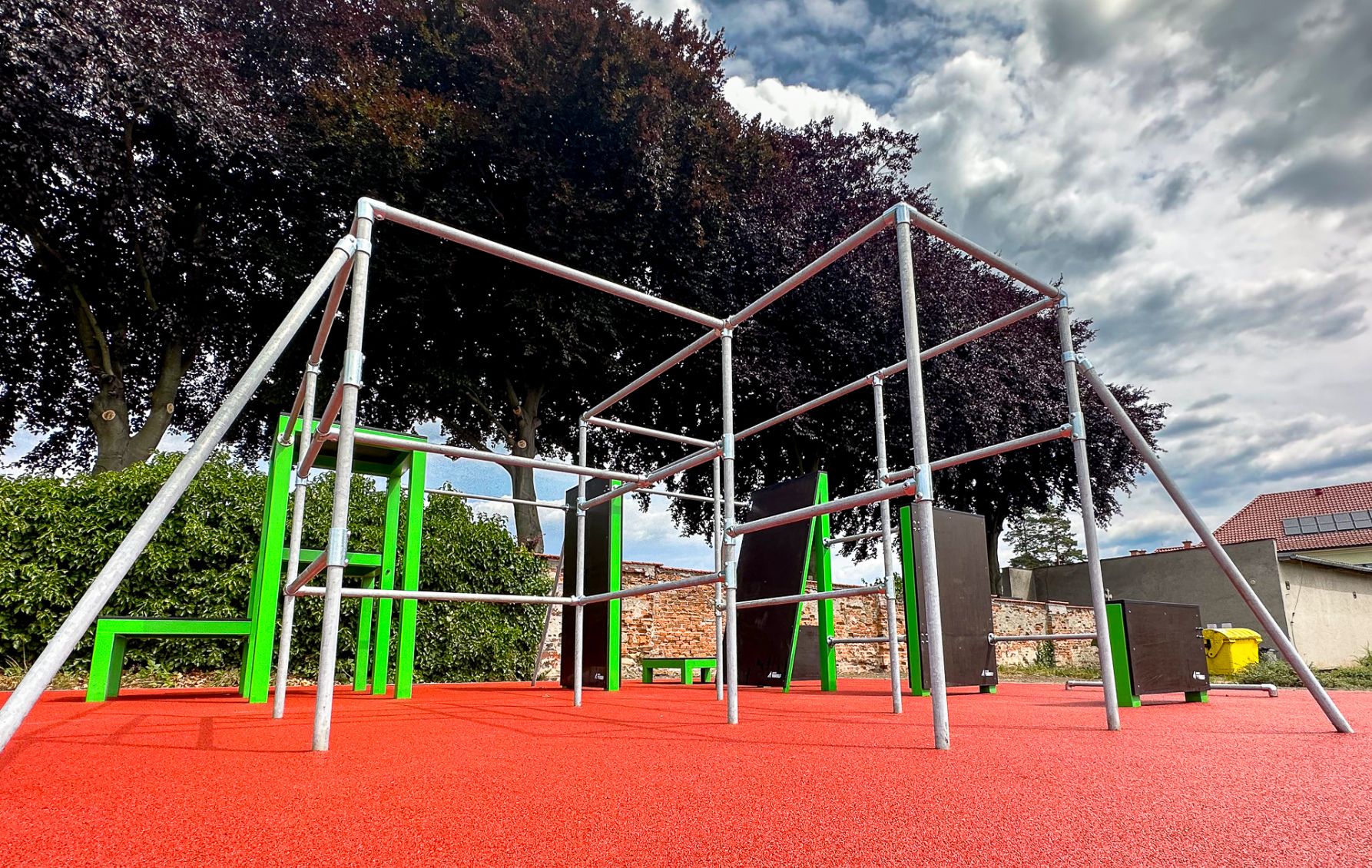 Parkour hřiště Parkour Potoční – Hustopeče nad Bečvou
