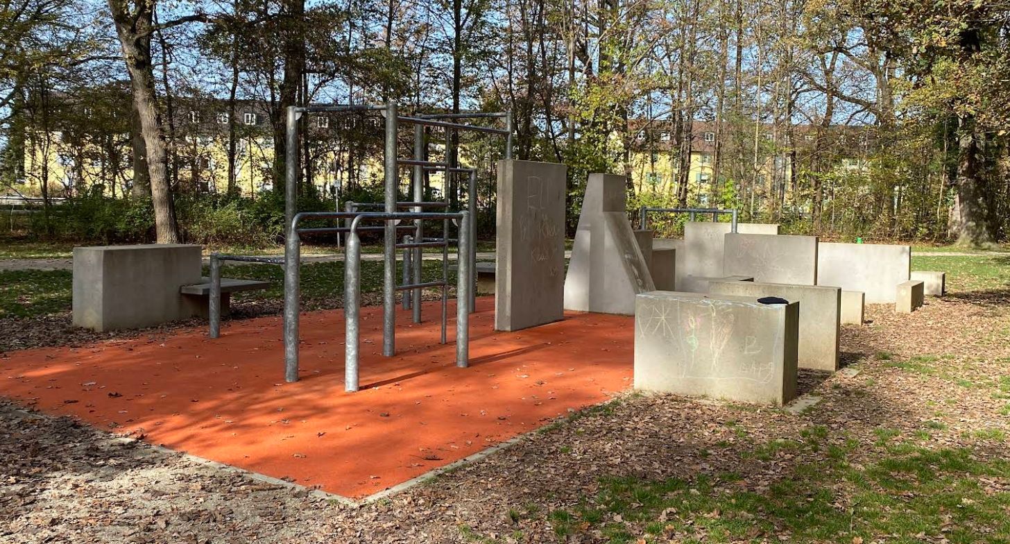 Parkour hřiště Parkour Anlage – Mnichov