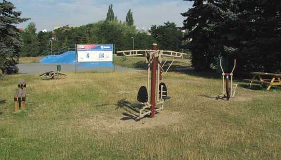 Workoutové hřiště Venkovní posilovna Škoda park – Plzeň