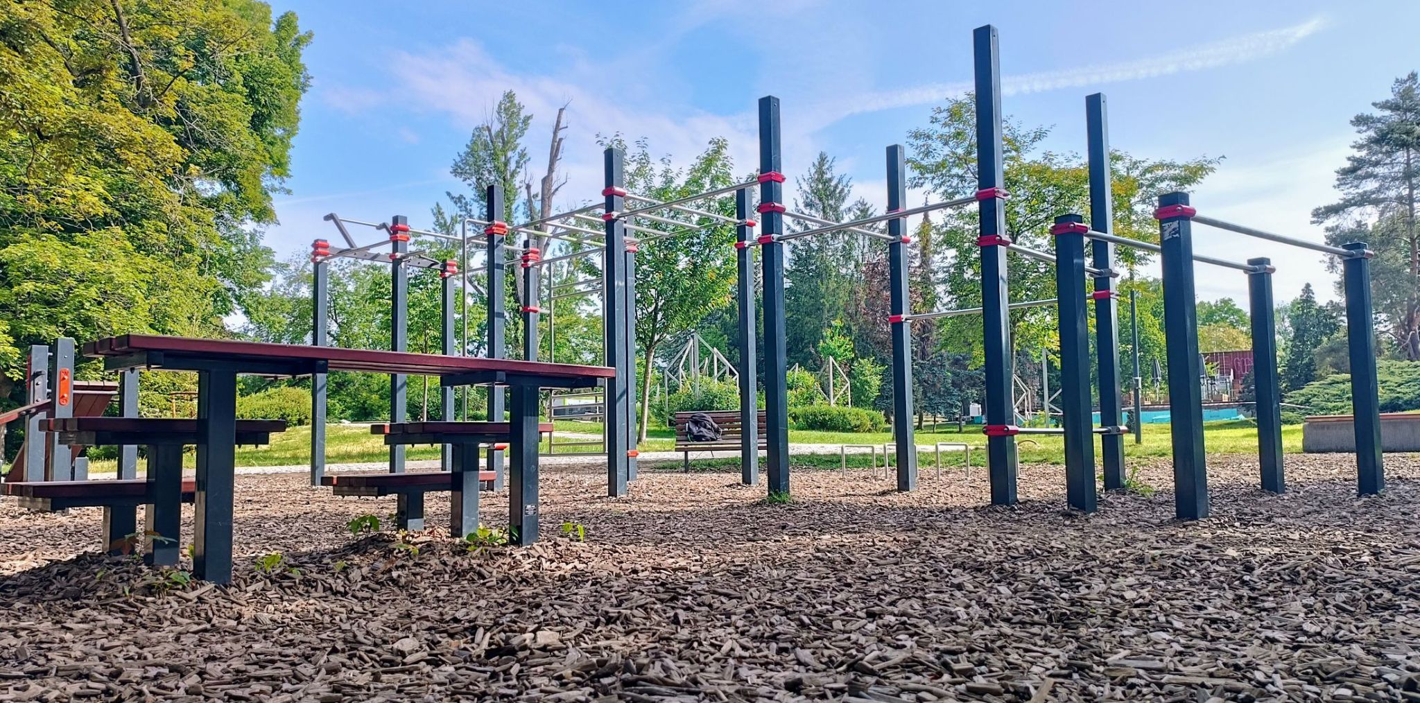 Workoutové hřiště Workout hřiště Výstaviště – Praha