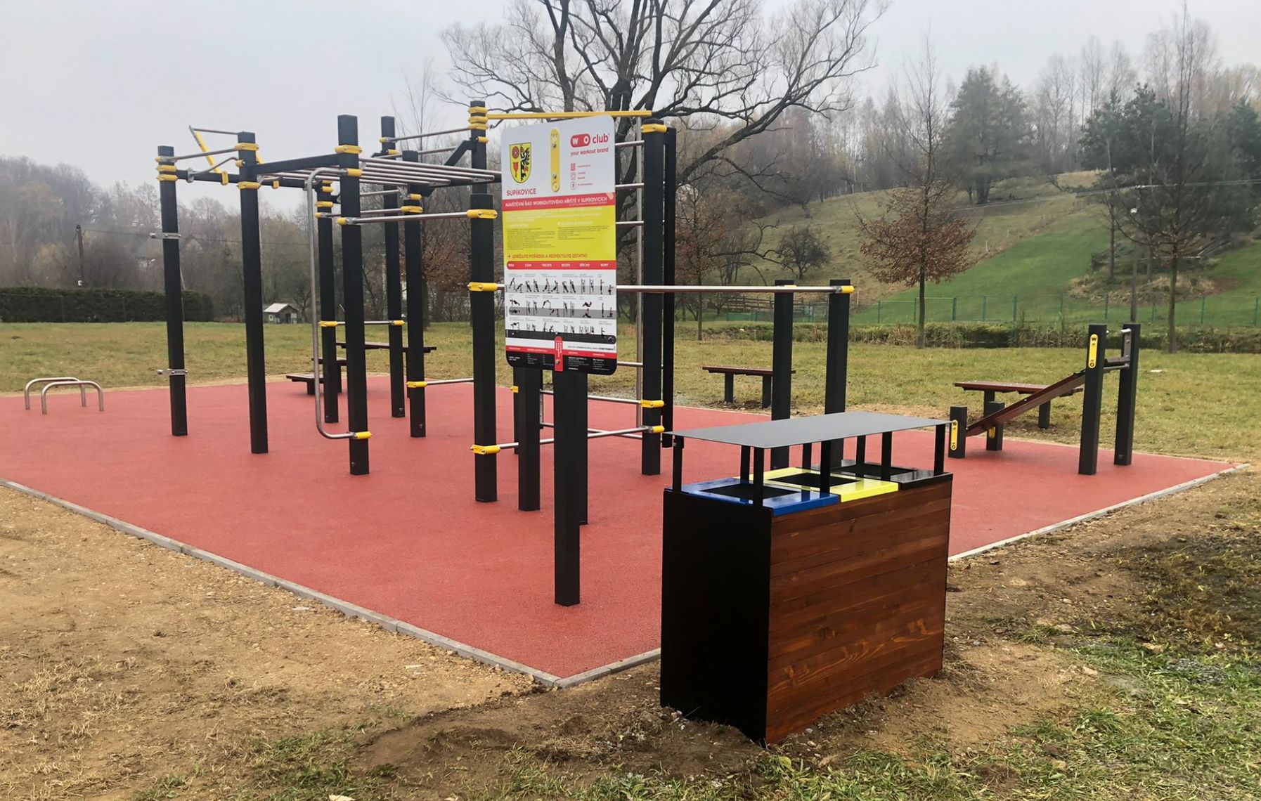 Workoutové hřiště Workout Supíkovice – Velké Kunětice