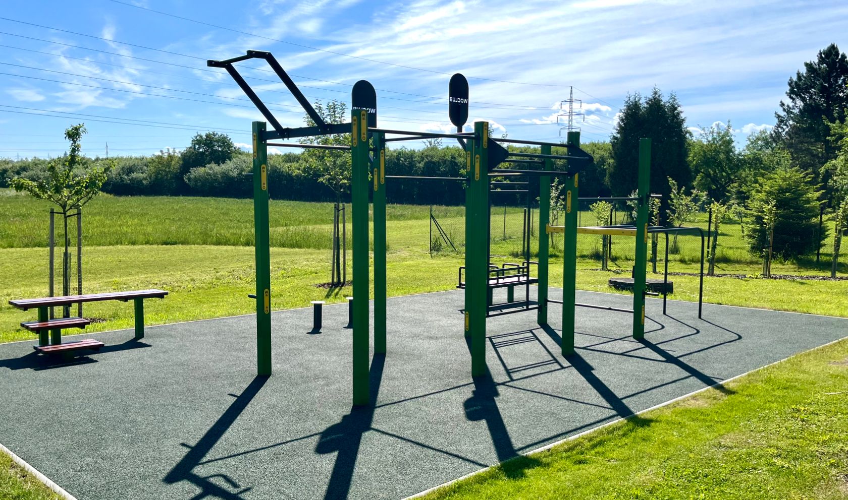 Workoutové hřiště Workout Žabeň – Žabeň