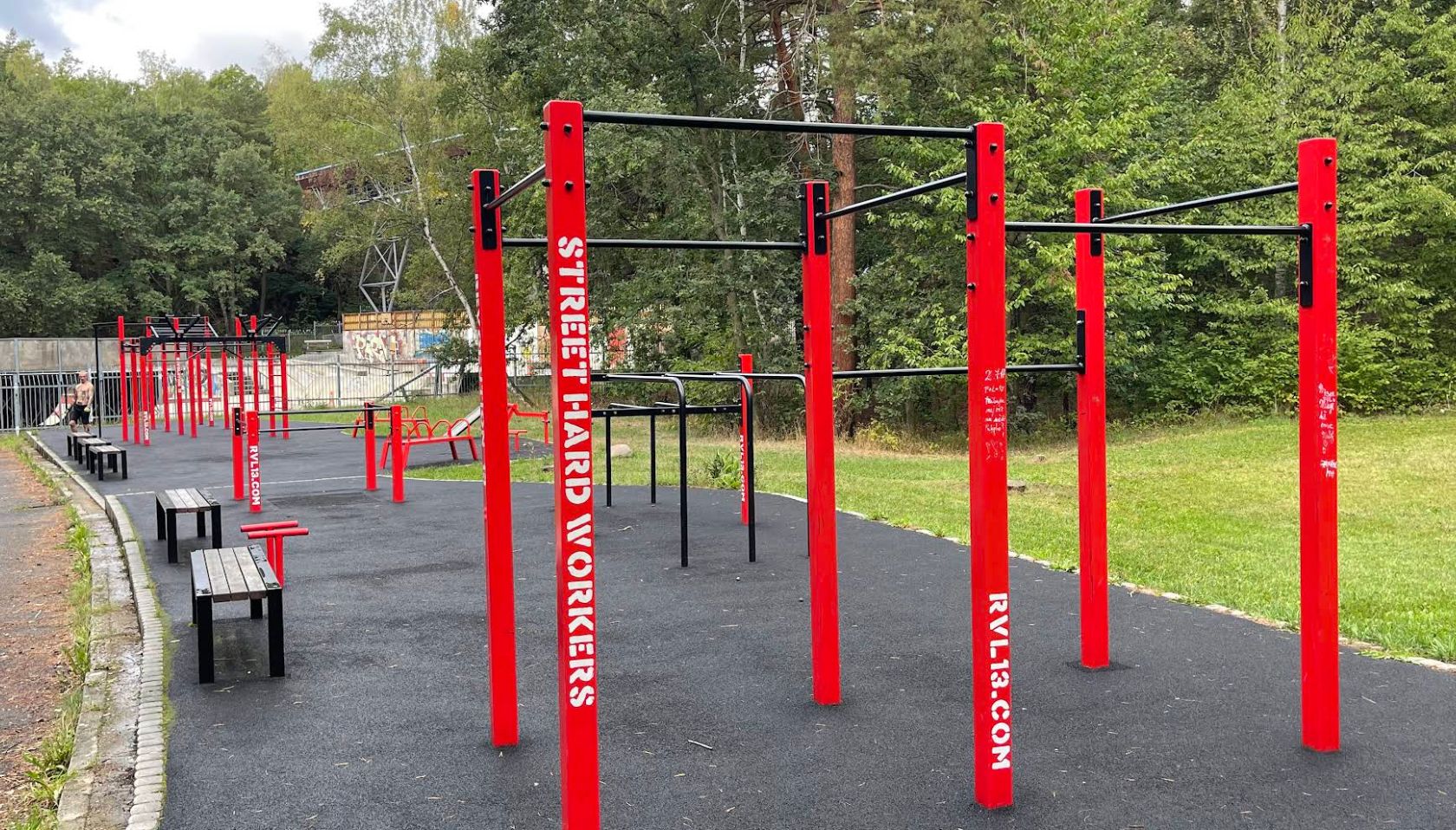 Workoutové hřiště Workout Kamenný vrch – Chomutov