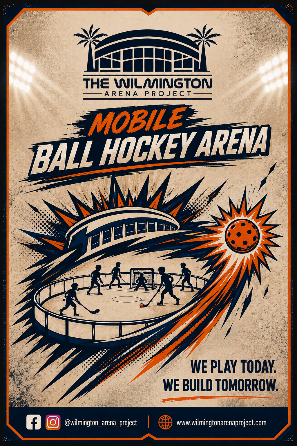 Wilmington Arena Project: Mobile Ball Hockey Arena