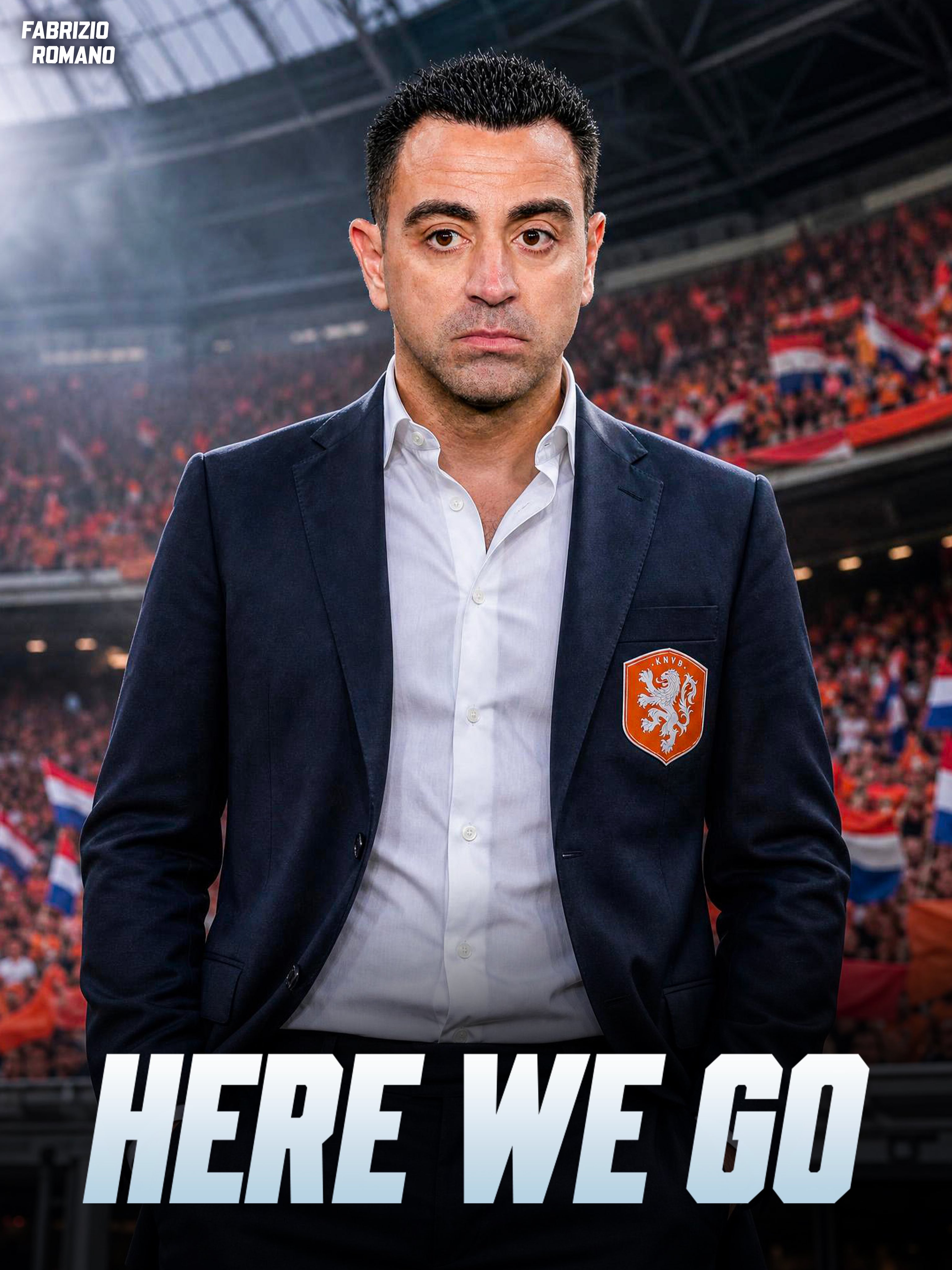 Breaking: Xavi Hernández appointed head coach of the Netherlands in historic move