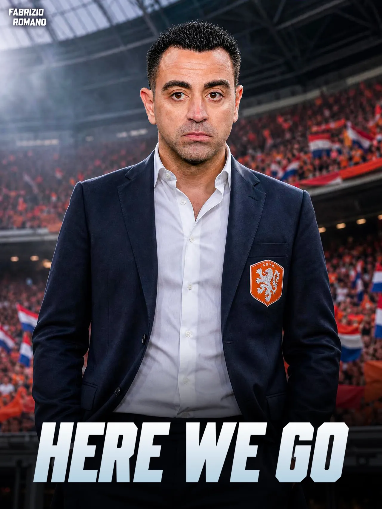 Breaking: Xavi Hernández appointed head coach of the Netherlands in historic move
