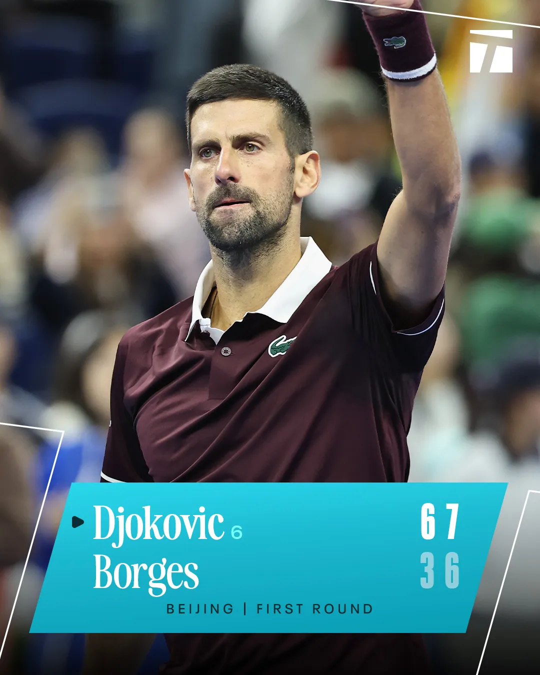 Novak Djokovic overcomes physical strain to win China open opener