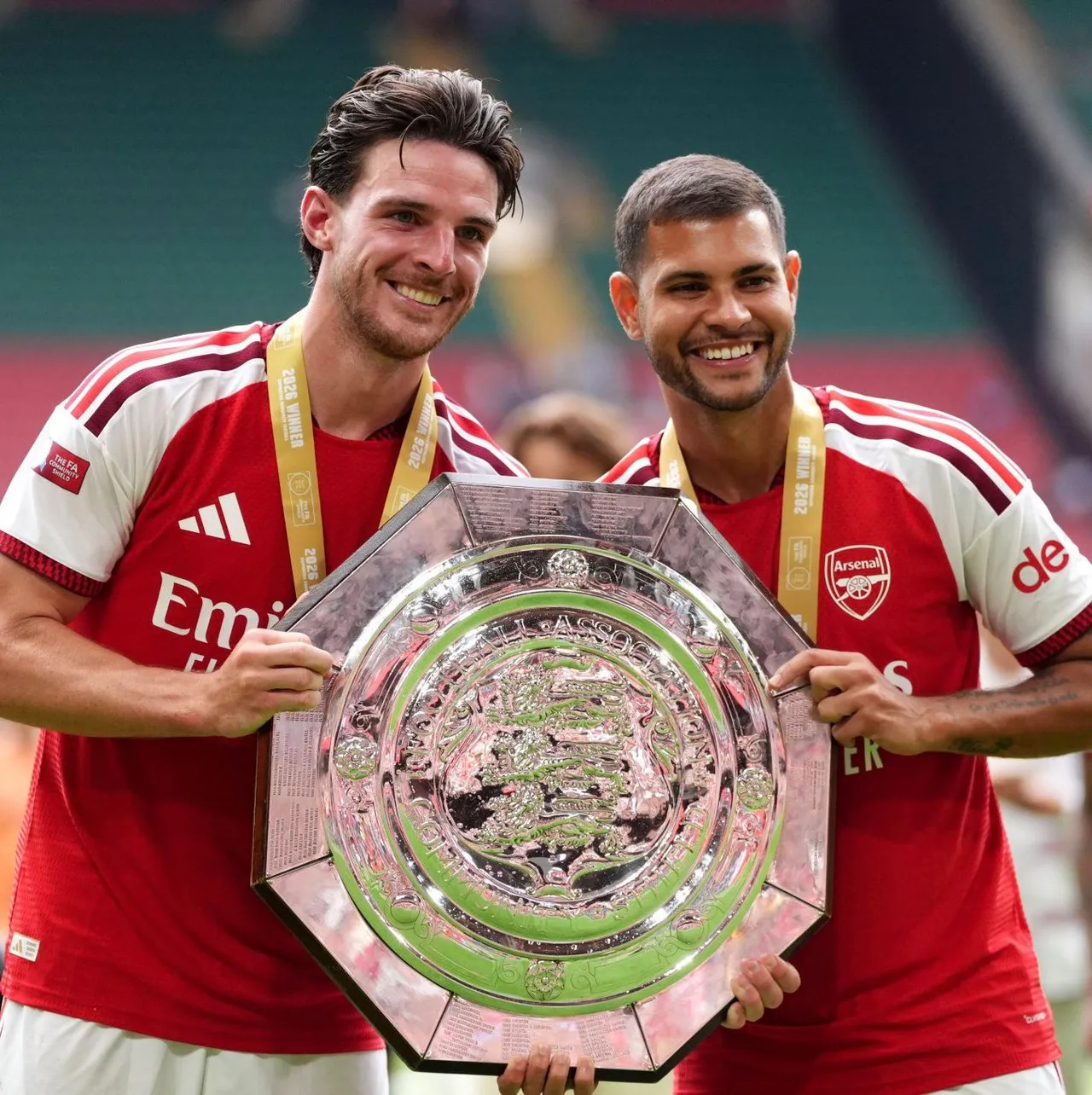 Arsenal 3-0 Man City: Gunners win FA Community Shield at Wembley