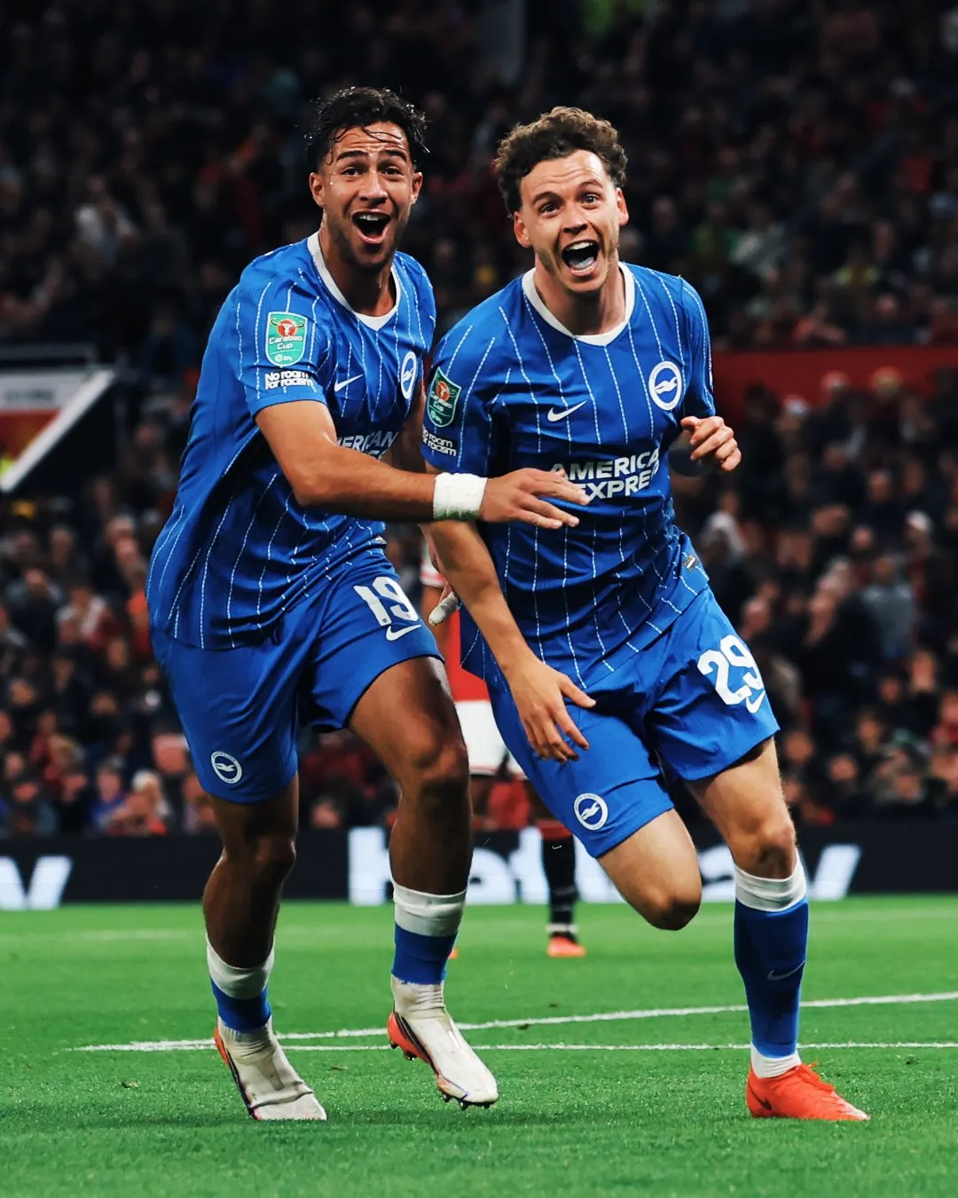 Old Trafford Stunned: Brighton stage epic three-goal comeback to knock Manchester United out of EFL Cup