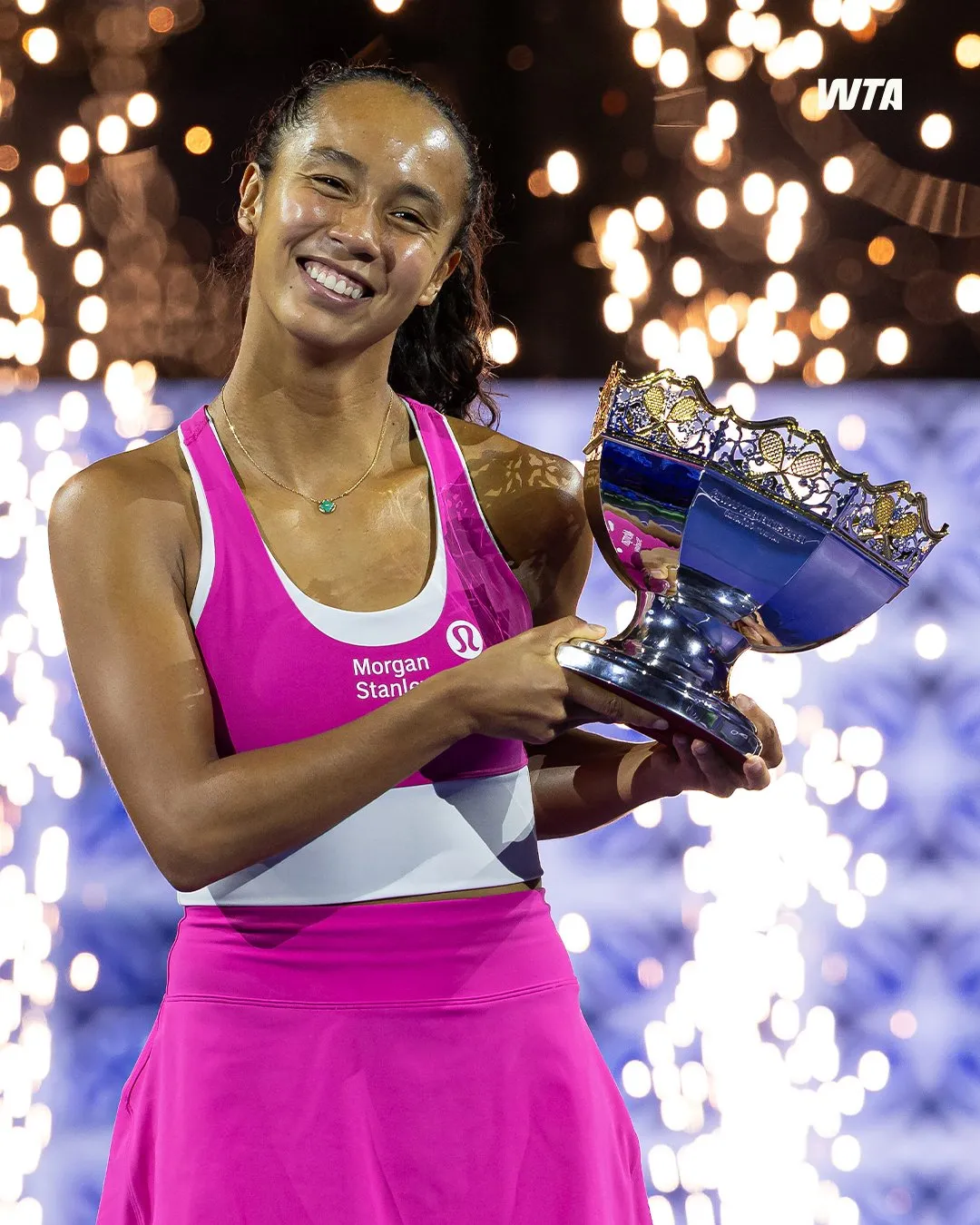 Leylah Fernandez wins 2026 Singapore open title