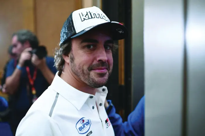 Alonso says Aston Martin "will not be happy with second"