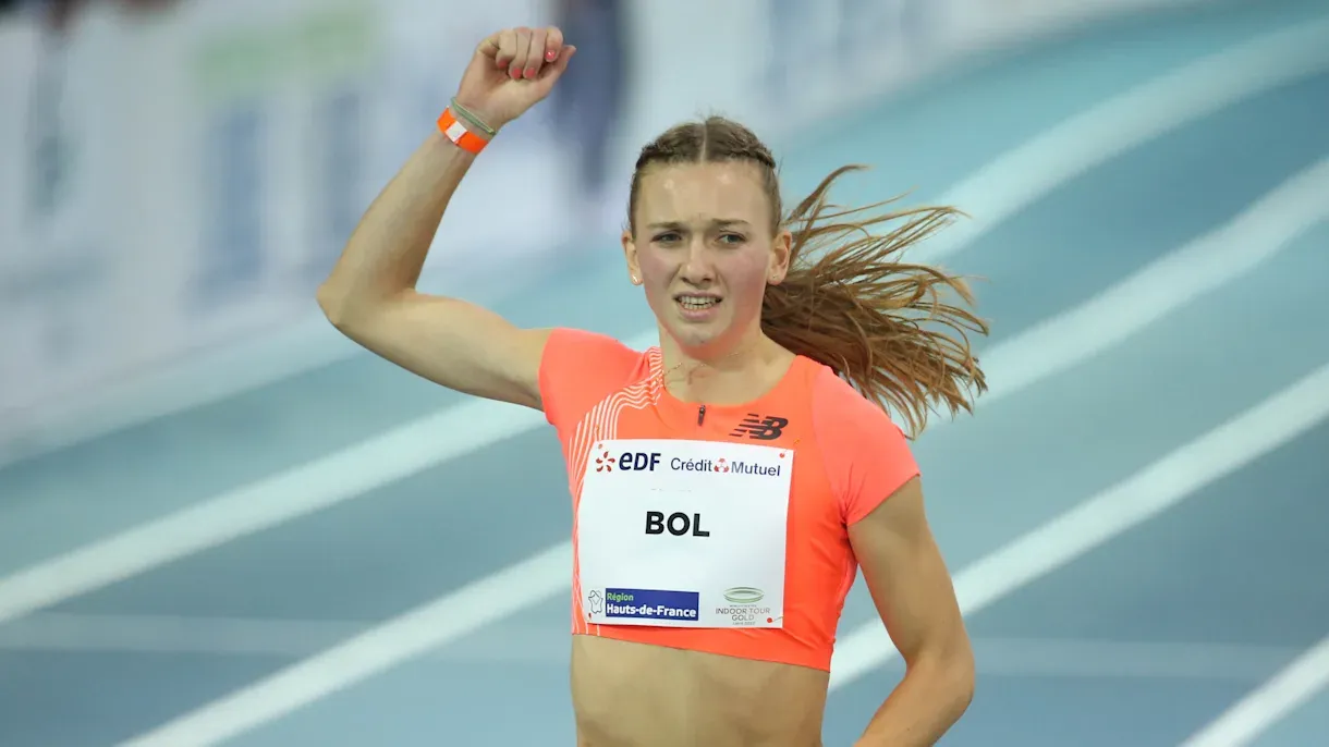Femke Bol breaks 41-year-old world women's indoor 400m record
