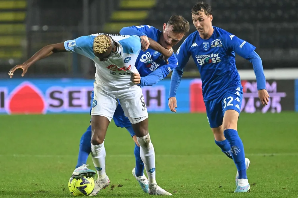 Osimhen's scoring streak on line when Napoli hosts Cremonese
