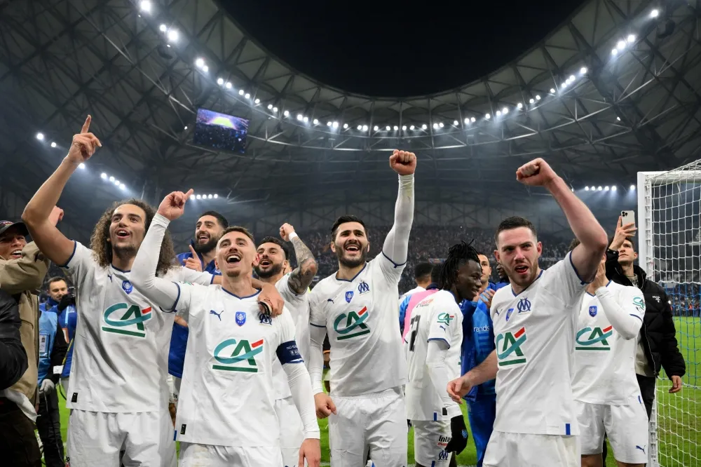 Rare home win for Marseille against rival PSG in French Cup