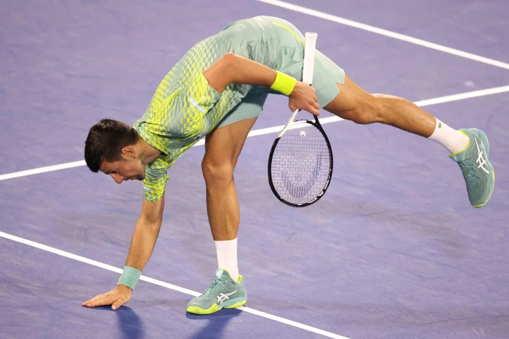 Djokovic advances, Rublev saves 5 match points in Dubai win