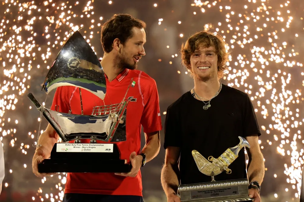 'Beat this guy': Medvedev takes aim at Tsitsipas over Rublev sledge