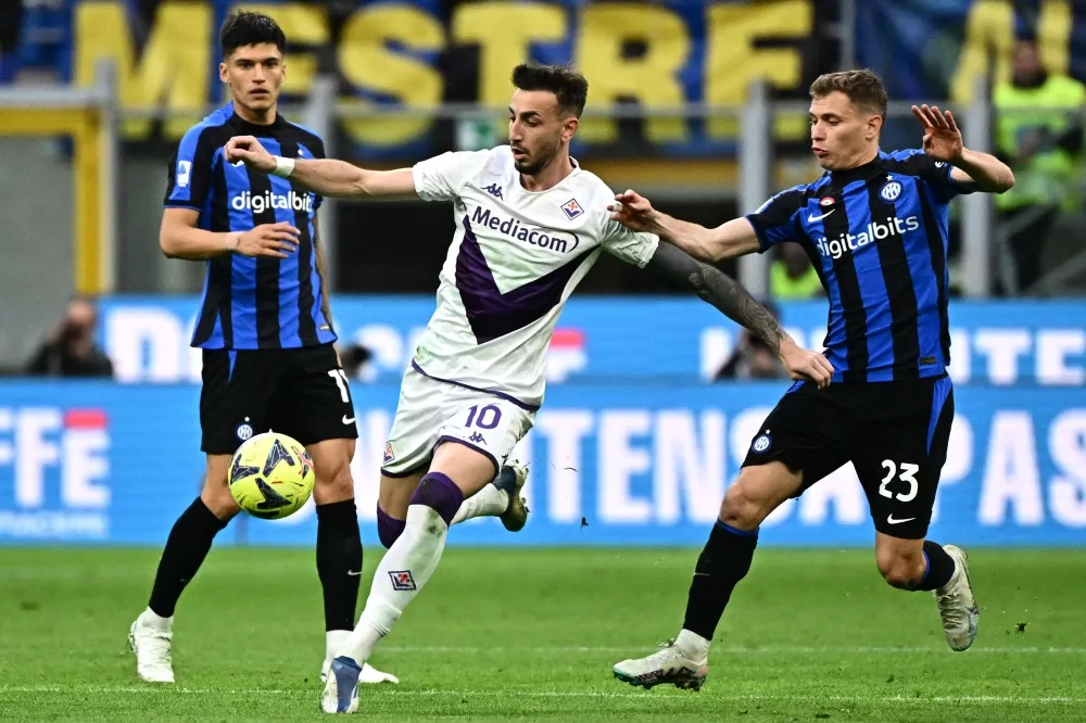 Inter suffer Fiorentina defeat, Atalanta boost top-four hopes