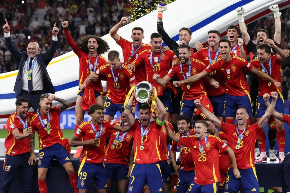 Spain secure fourth European Championship title with 2-1 defeat of England