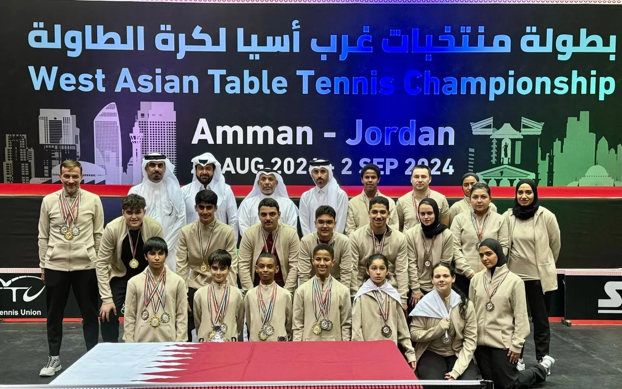 Qatari table tennis team wins six medals as West Asian Championship ends