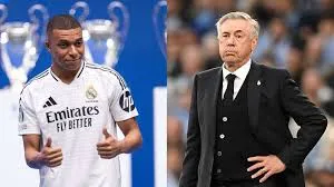 Kylian Mbappé goals will come, Real Madrid's Carlo Ancelotti says