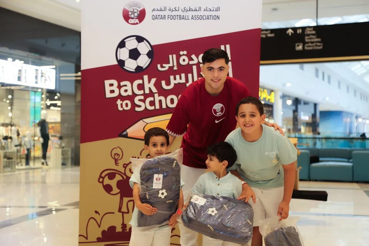 Qatar Football Association celebrates 'Back to School' event