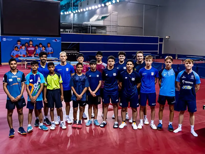 Aspire Academy hosts table tennis training camp for Qatari national teams