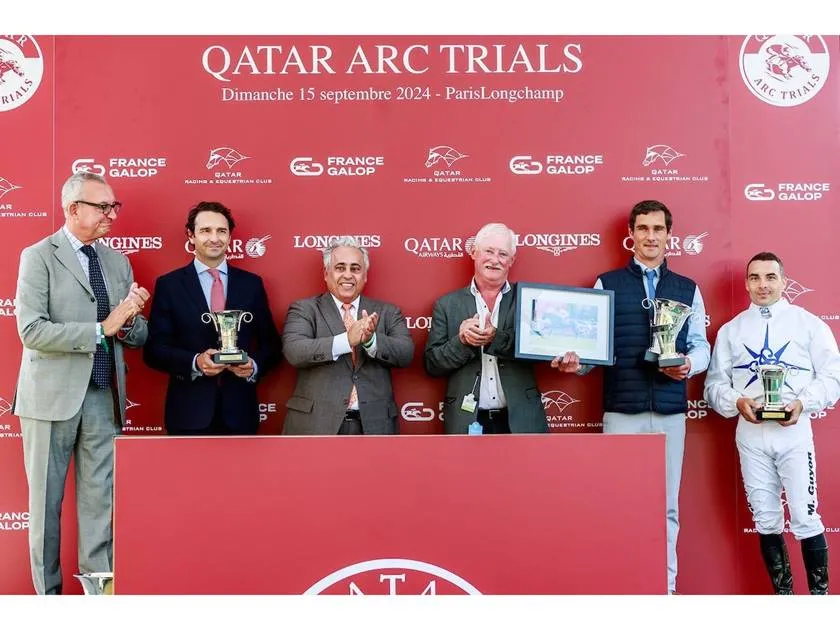 Qatar's Ambassador to France Honors Winners of Qatar Arc Trials
