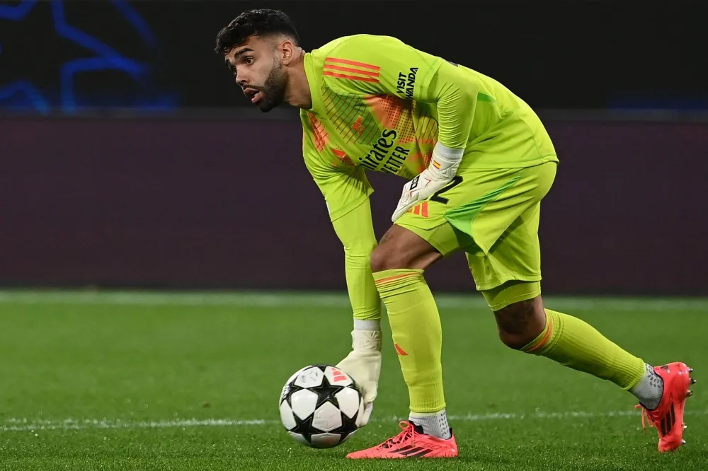 Raya heroics help Arsenal claim draw at Atalanta in UCL opener