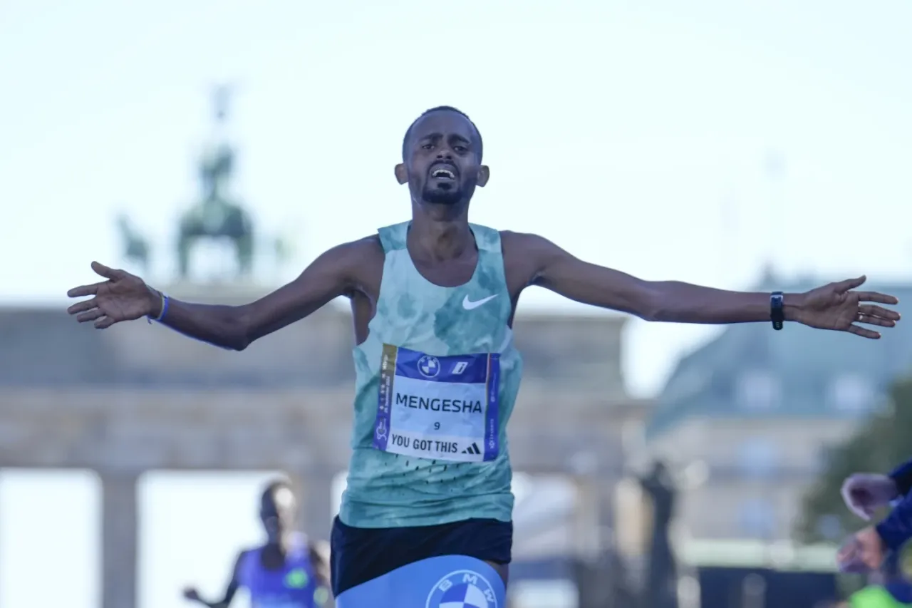 Ethiopia's Milkesa Mengesha wins 50th edition of Berlin Marathon