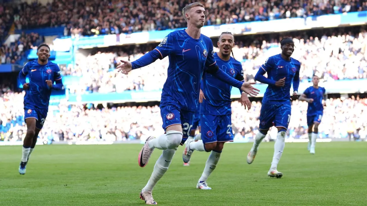 Cole Palmer makes history as Chelsea overcome Brighton