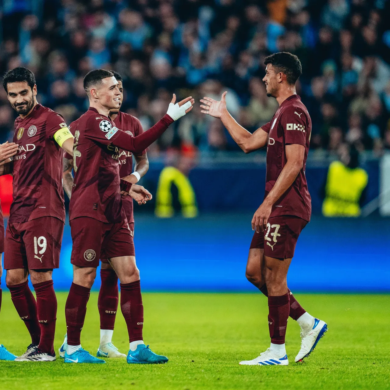 Foden stars as Man City stroll past Slovan Bratislava