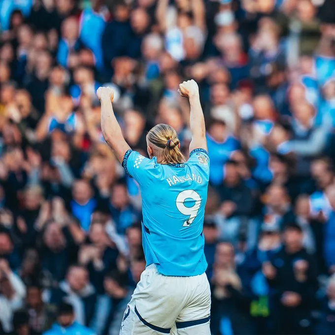 Haaland fires Man City to top of Premier League, Villa held
