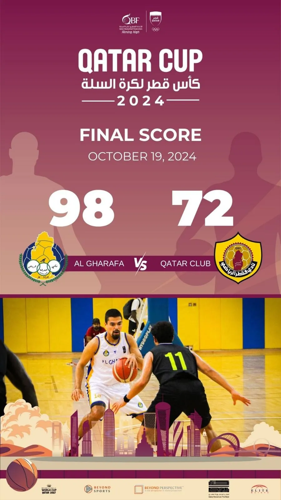Al Ahli and Al Gharafa win in Qatar Basketball Cup