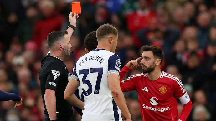Man Utd successfully appeal against Fernandes red