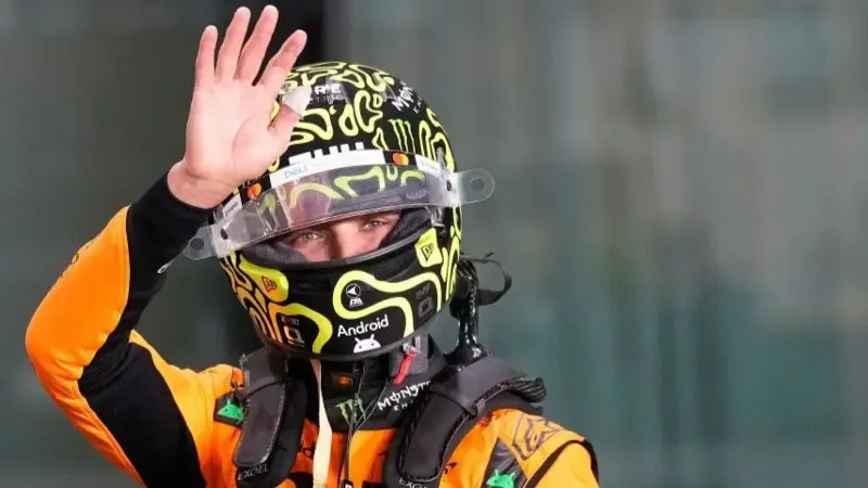 Norris on Qatar sprint race pole ahead of Russell