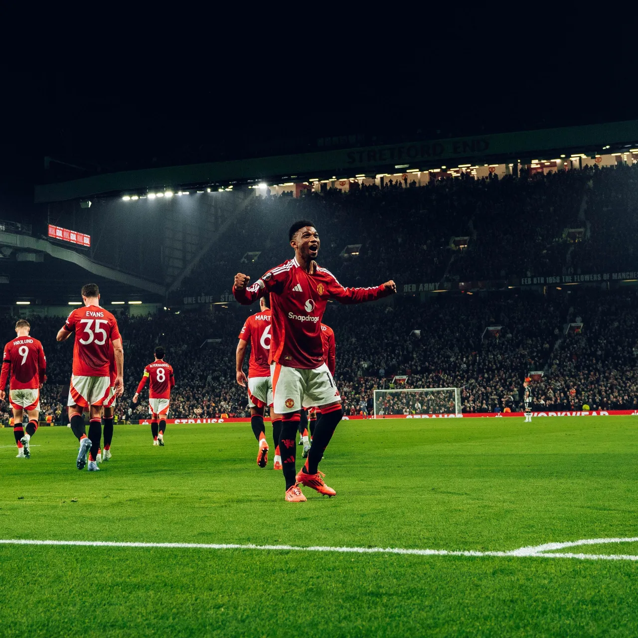 Amad inspires Man Utd to first Europa League win of season