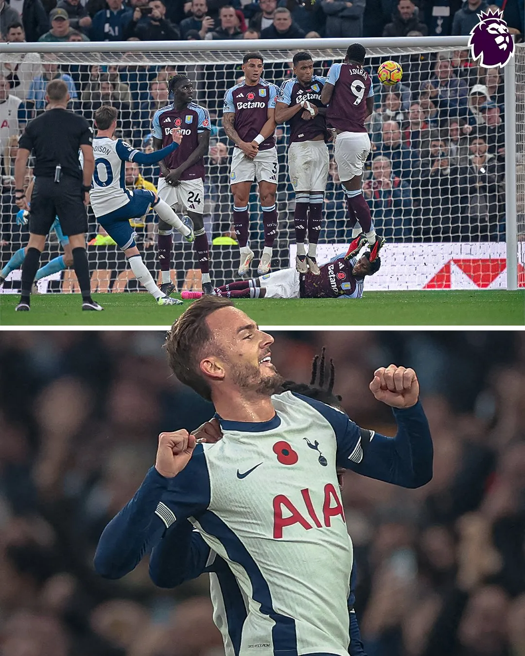 Solanke double as Spurs come from behind to hit four against Villa