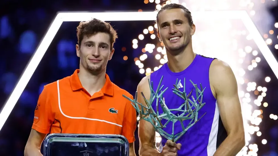 Zverev beats Humbert for first Paris Masters title